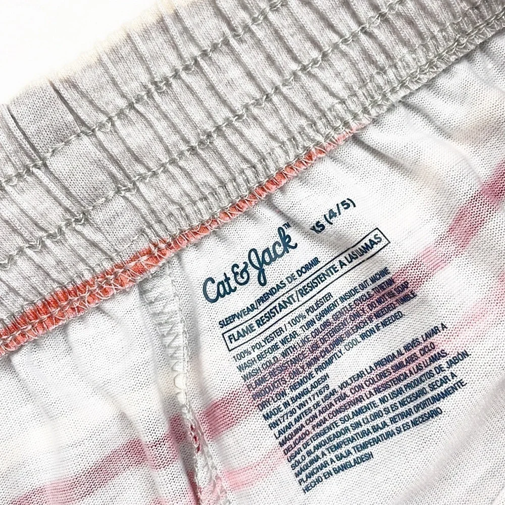 Cat & Jack gray striped pajama bottoms